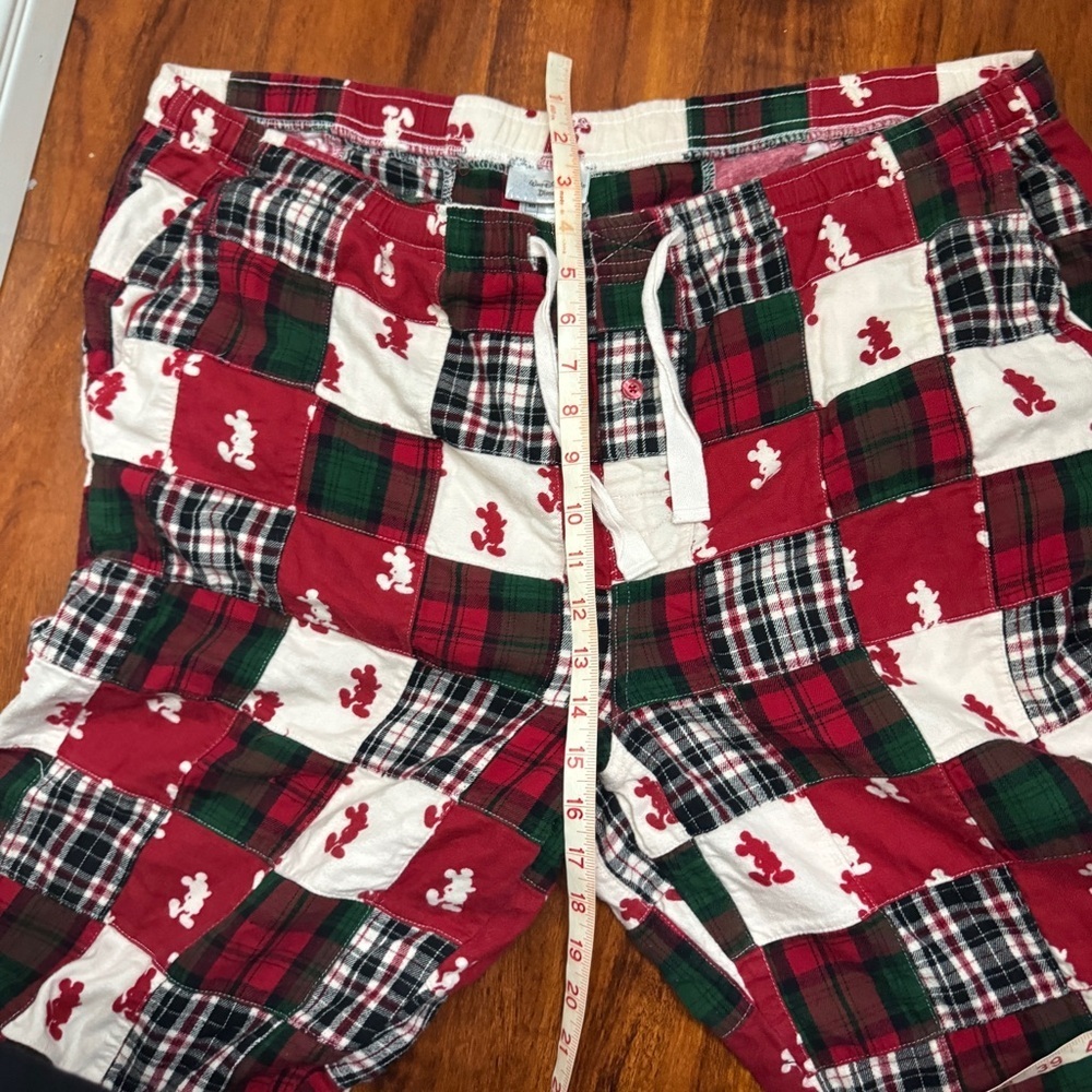 Disneyland Vintage Patch Work Pajama Pants Size XL - Picture 7 of 8